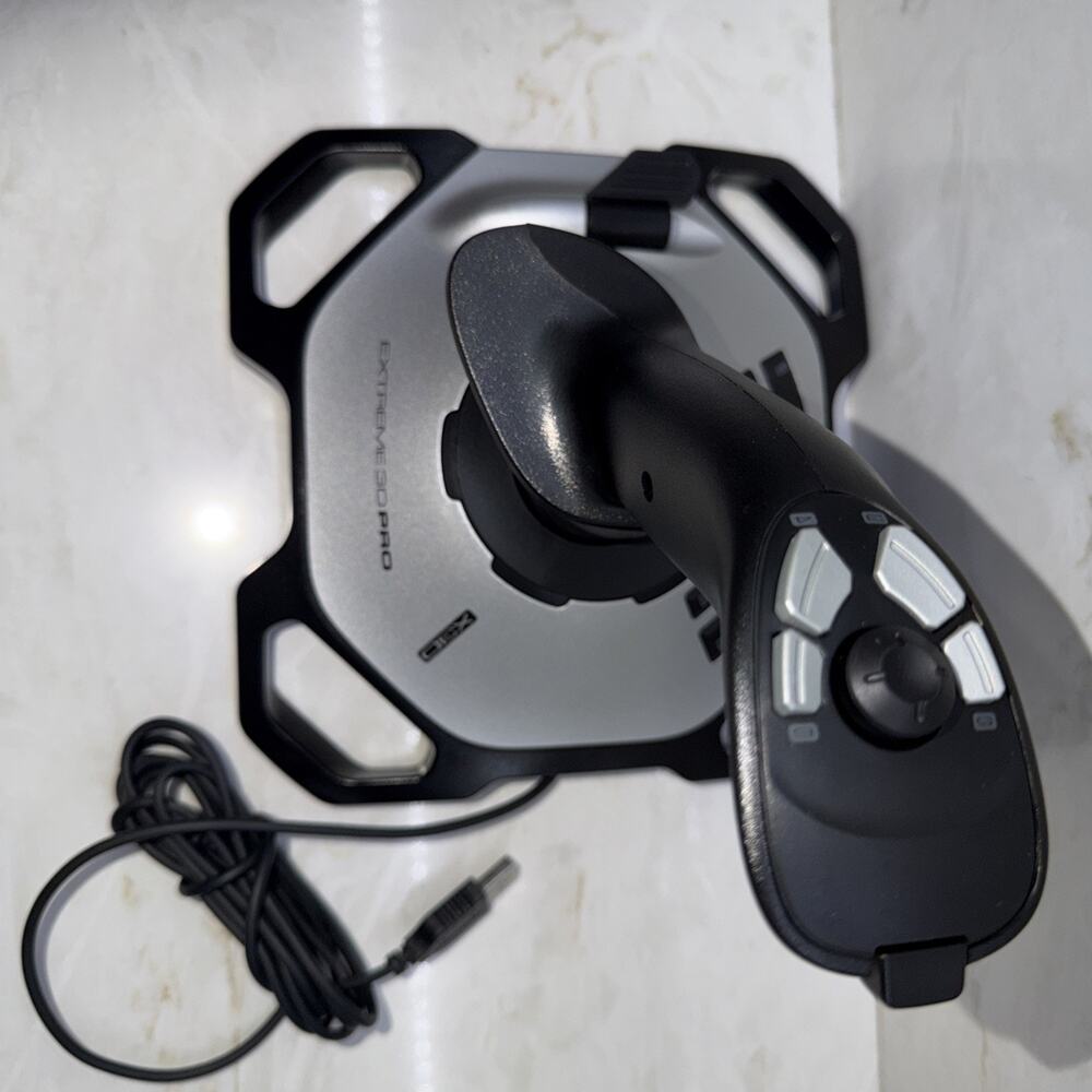 Logitech G Extreme 3D Pro Joystick USB Game Controller J-UK17 Fully Tested Works - Picture 3 of 11